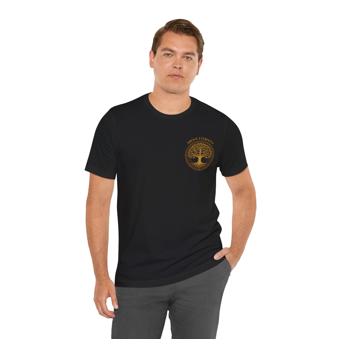 Above Eternity - Unisex Jersey Short Sleeve Tee