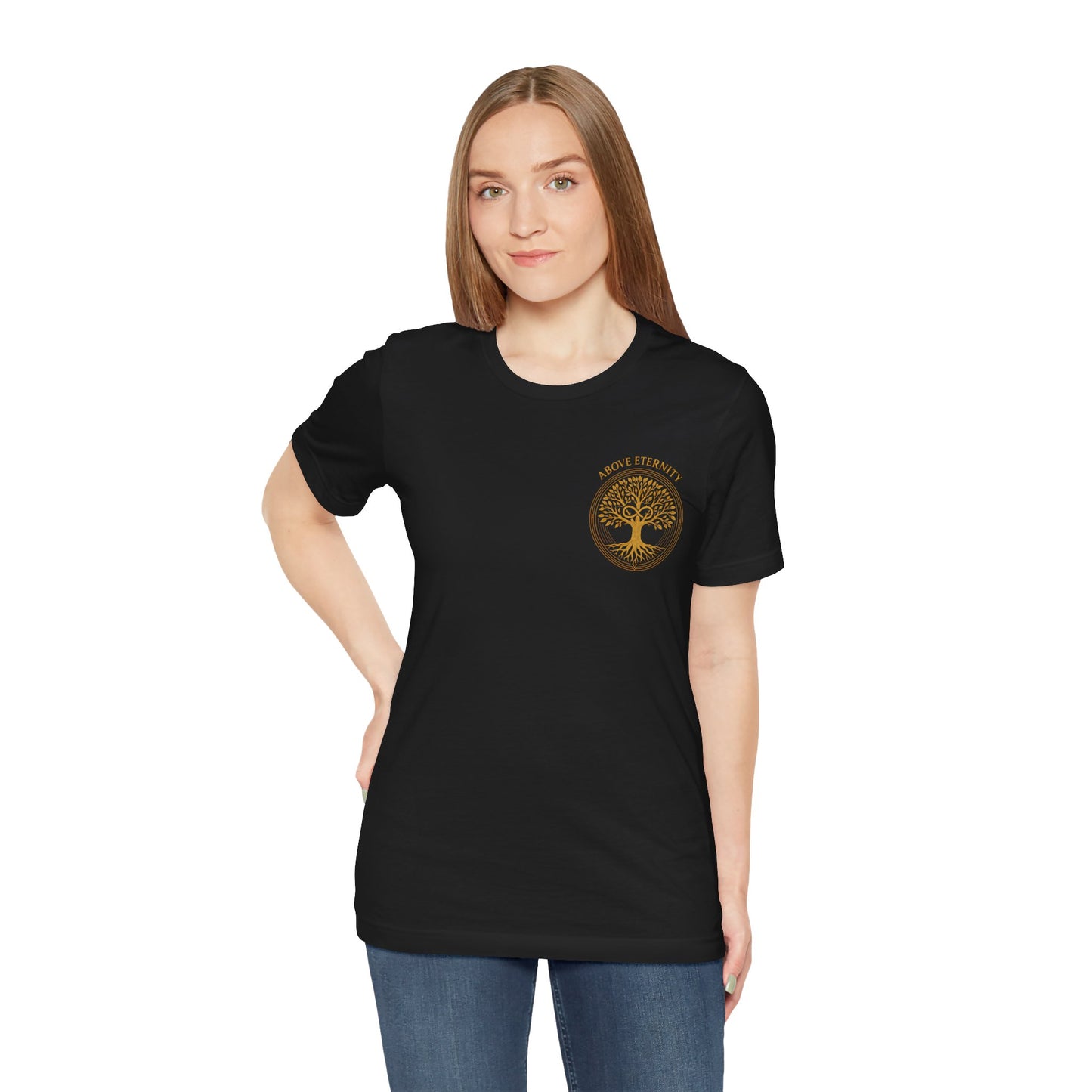 Above Eternity - Unisex Jersey Short Sleeve Tee