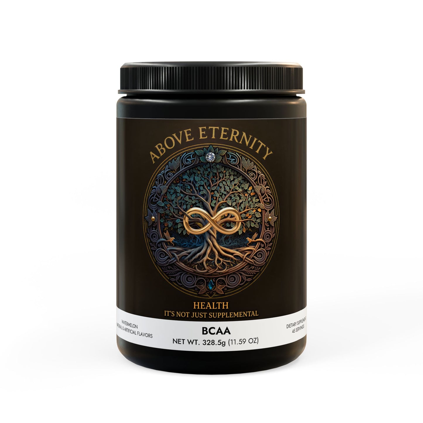 BCAA Supplement, Watermelon (325g, 11.46oz, 45 servings)