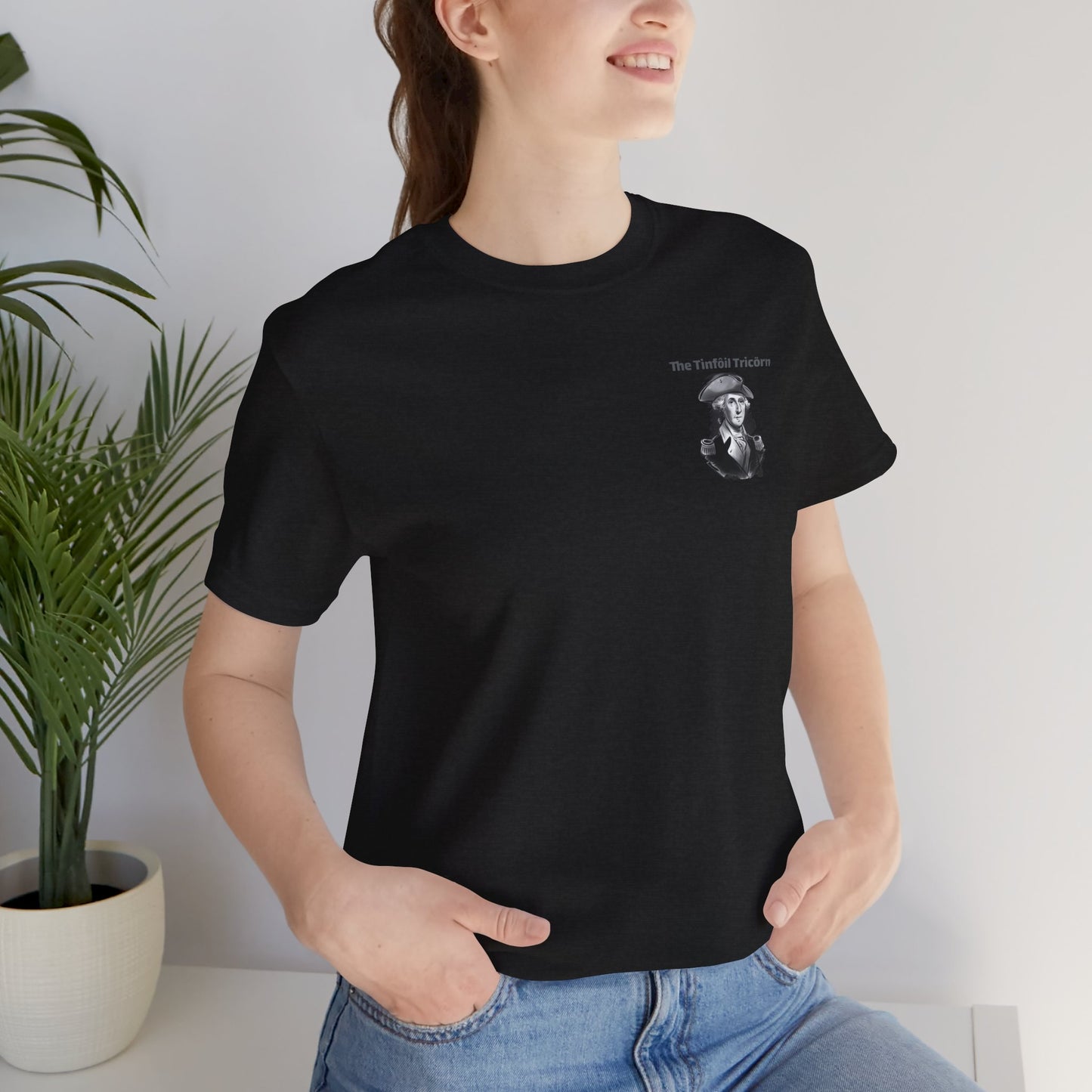 The Tinfôil Tricõrn - Unisex Jersey Short Sleeve Tee - Made in USA